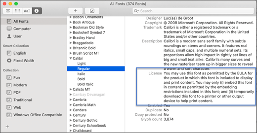 windows fonts download for mac